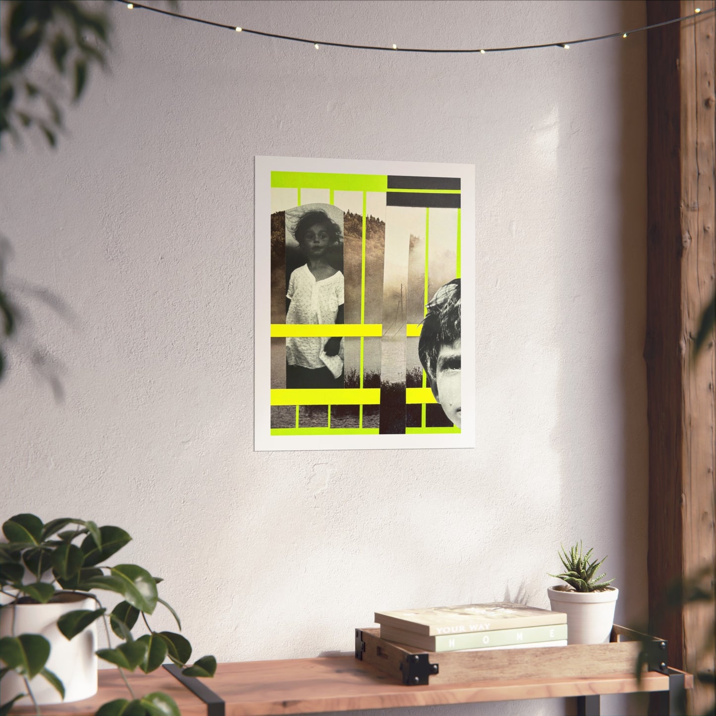 Same Family - Mixed Media Collage Art Print