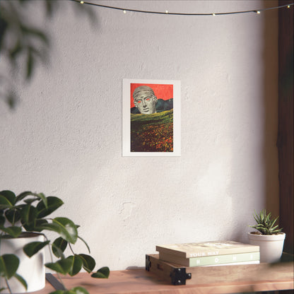 Mountain Wisdom - Collage Art Print