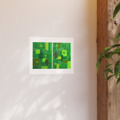 Greenery  - Collage Art Print