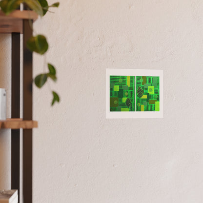 Greenery  - Collage Art Print