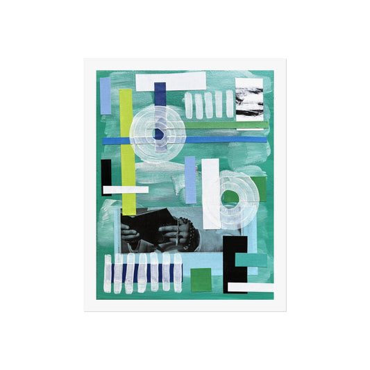 Holy Spirit - Mixed Media Collage Art Print