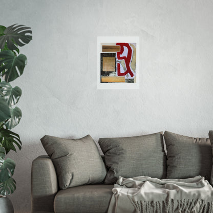 And Then - Mixed Media Collage Art Print