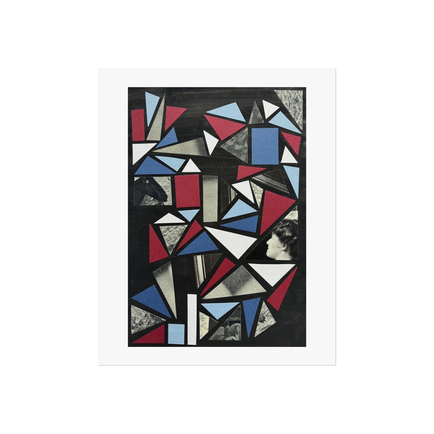 At Liberty - Collage Art Print