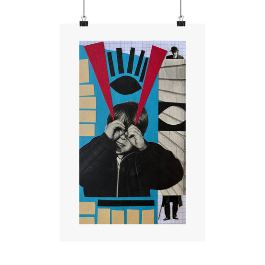 Being Seen - Collage Print