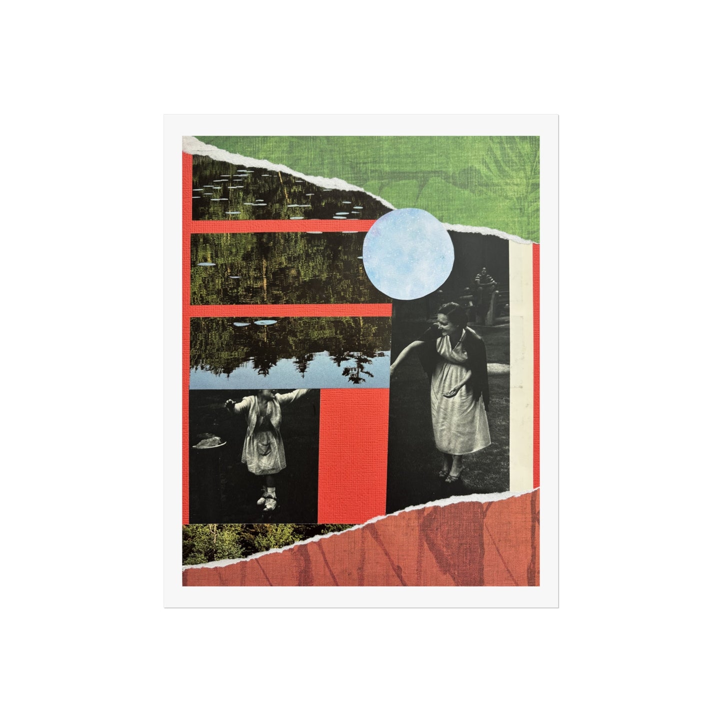 Mother Hunger - Collage Art Print