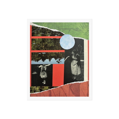Mother Hunger - Collage Art Print