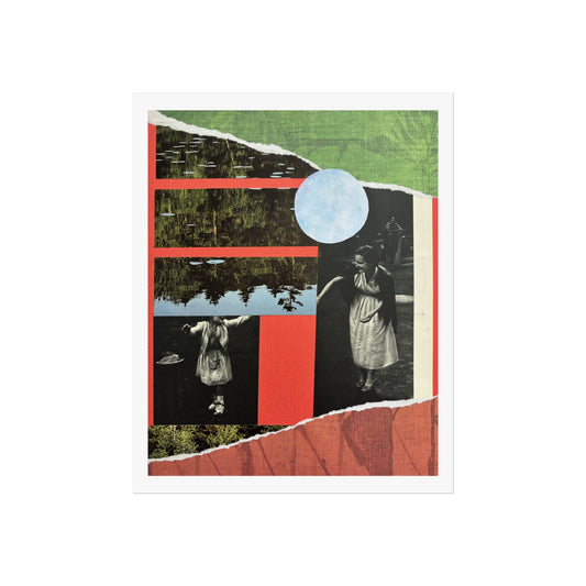 Mother Hunger - Collage Art Print