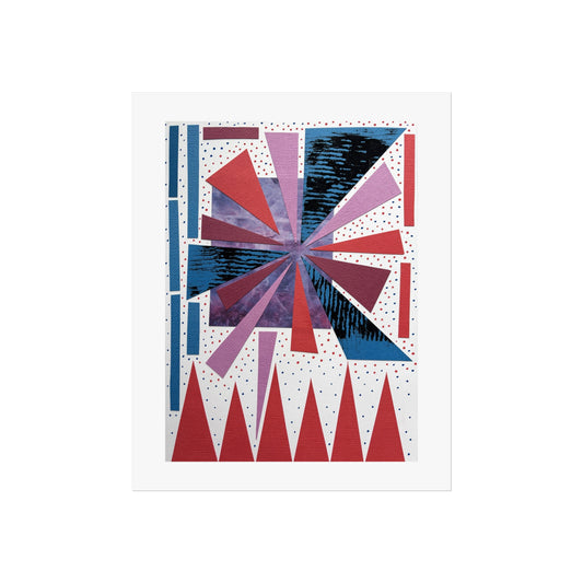 Fireworks - Collage Art Print