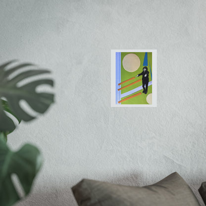 Little Man - Collage Art Print