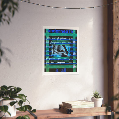You Are Forgiven - Mixed Media Collage Art Print