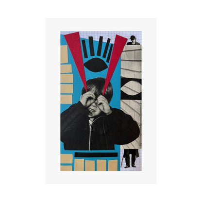 Being Seen - Collage Print