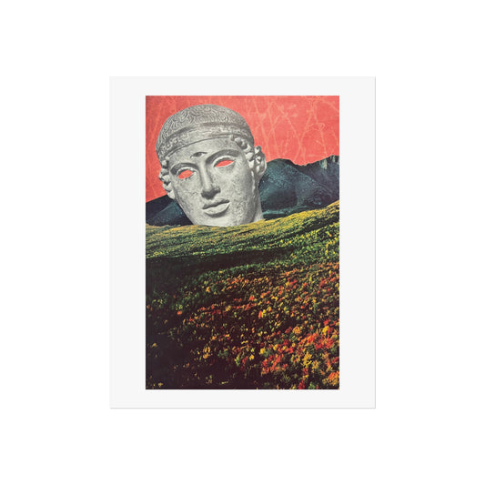 Mountain Wisdom - Collage Art Print