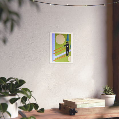 Little Man - Collage Art Print