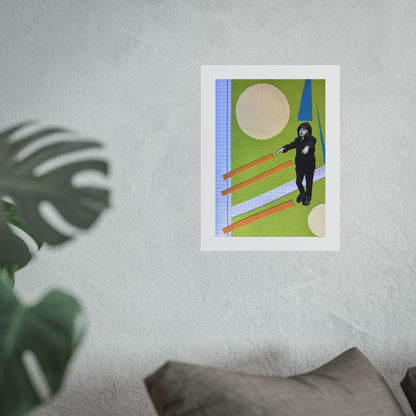 Little Man - Collage Art Print