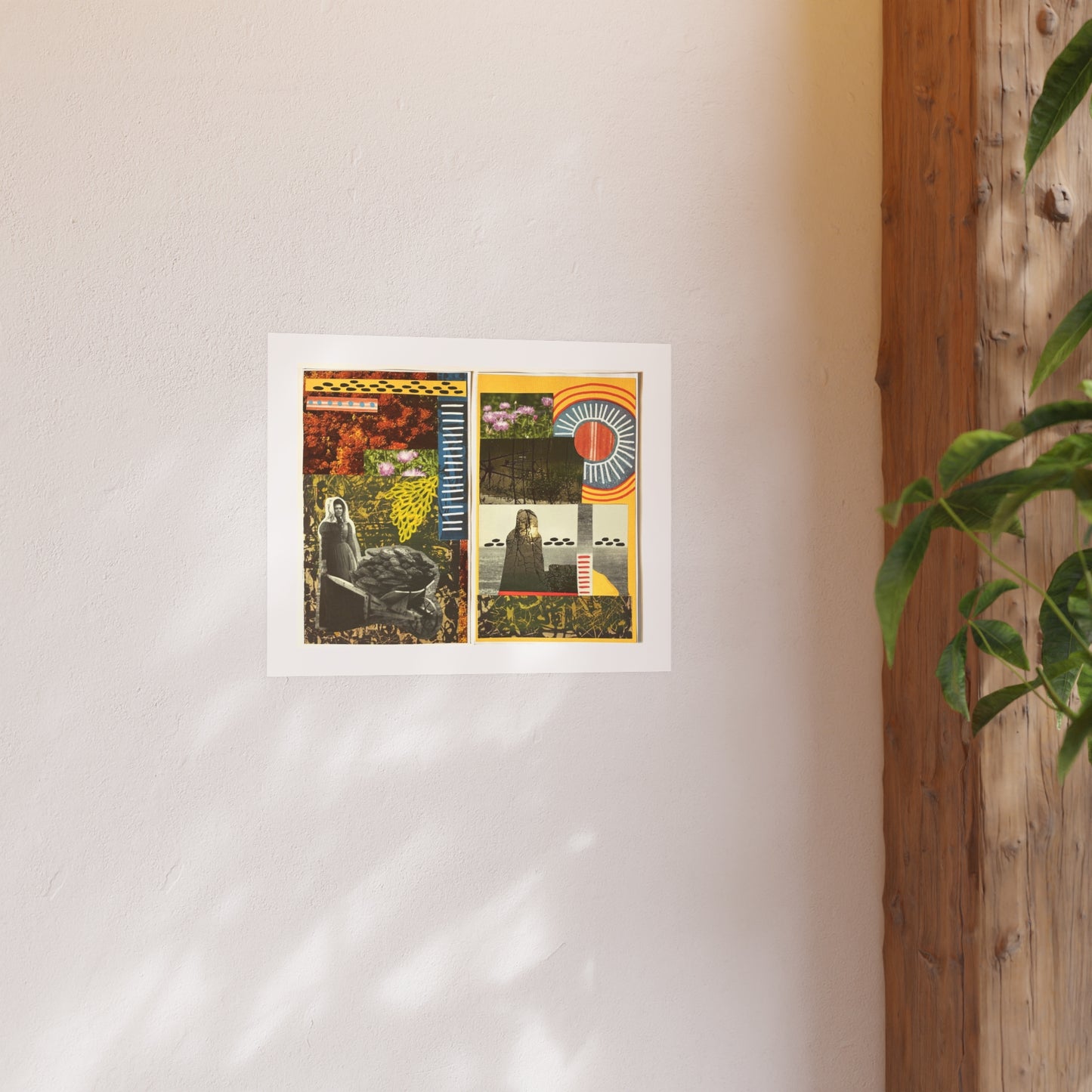 Life's Work or Sentence  - Collage Art Print