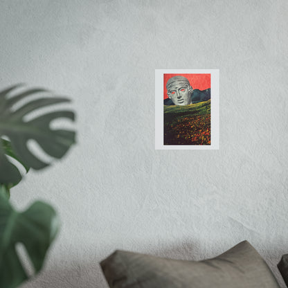 Mountain Wisdom - Collage Art Print