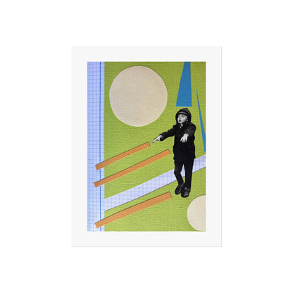 Little Man - Collage Art Print