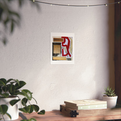 And Then - Mixed Media Collage Art Print