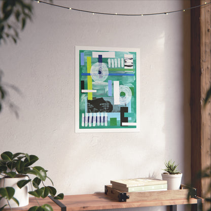 Holy Spirit - Mixed Media Collage Art Print